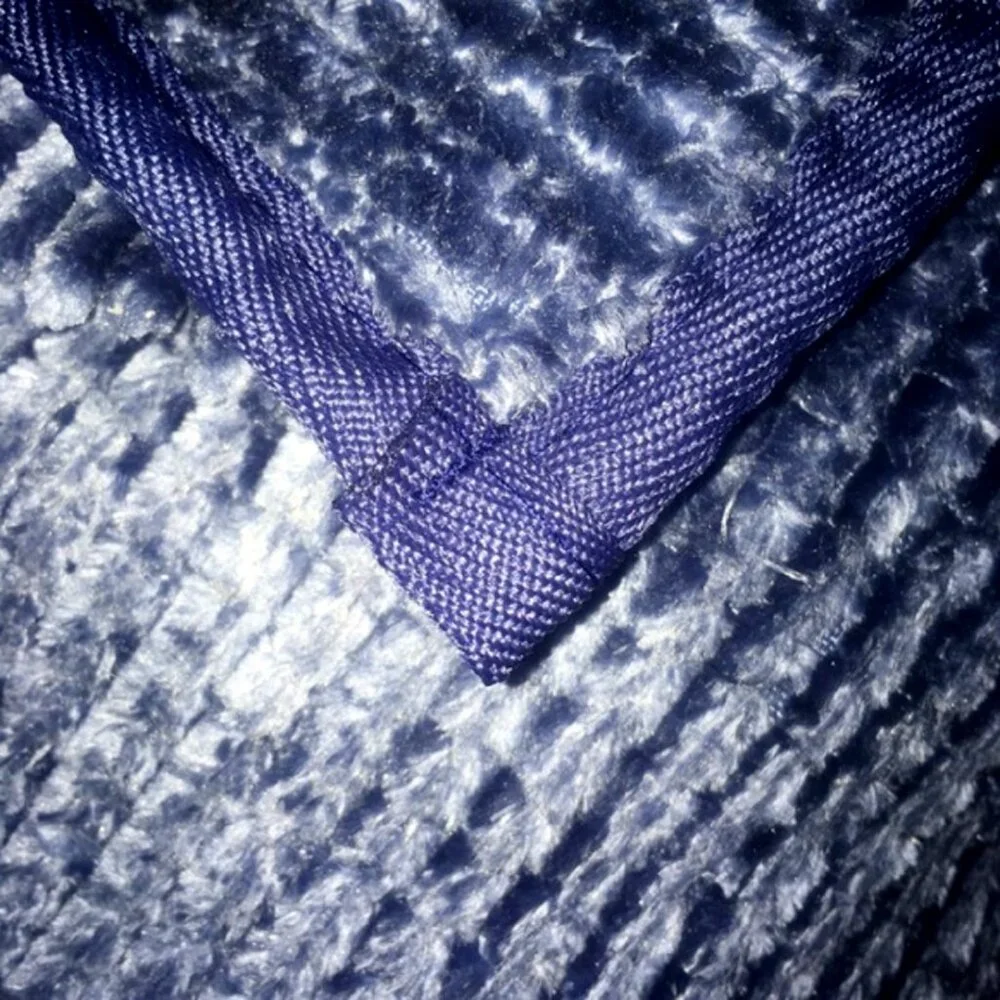 brand new Wild Sage Super Soft Nadia Noodle 24x40 inch Bath Mat Rug in Navy Blue